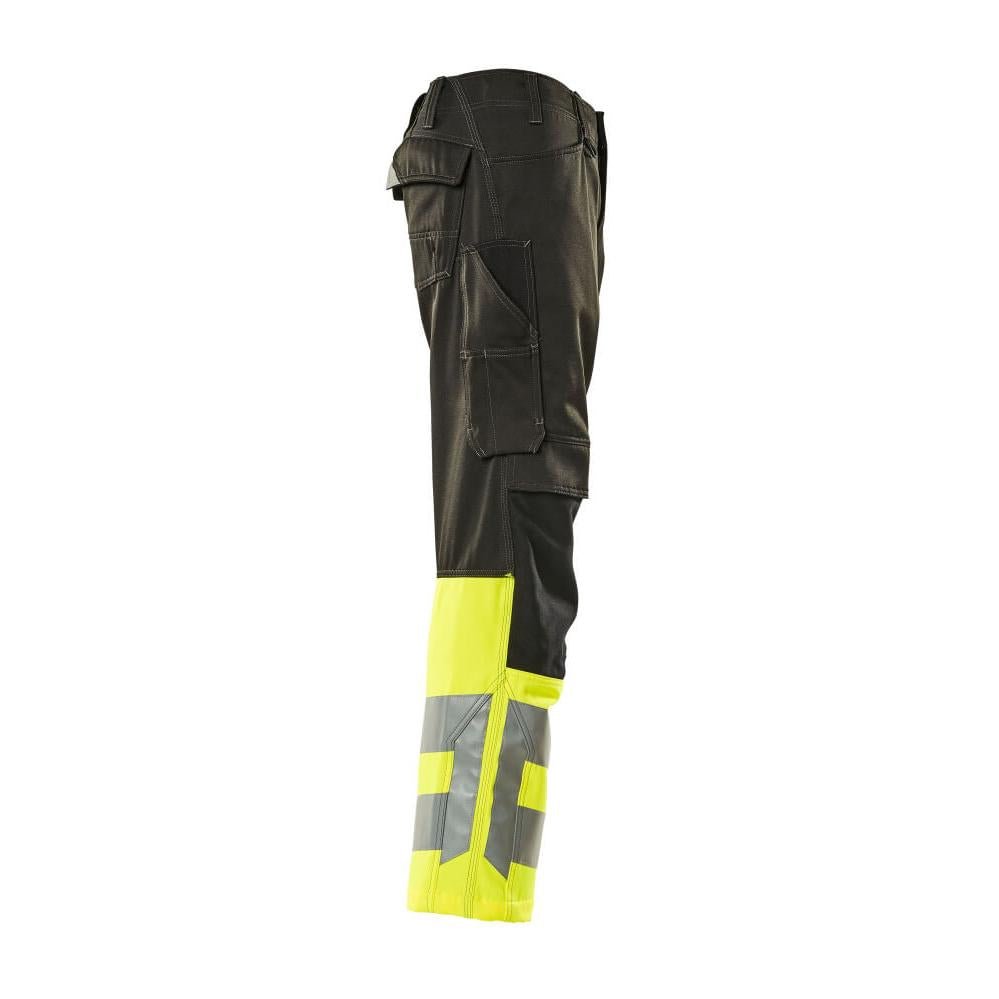 MASCOT® Leeds nadrág, fekete/hi-vis sárga