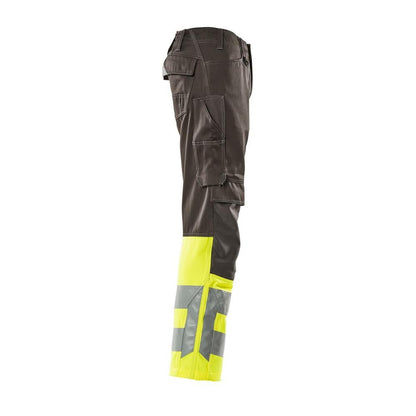 MASCOT® Leeds nadrág, sötét antracit/hi-vis sárga