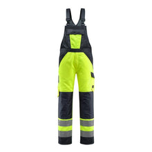 MASCOT® Gosford dungarees, hi-vis sárga/fekete-kék