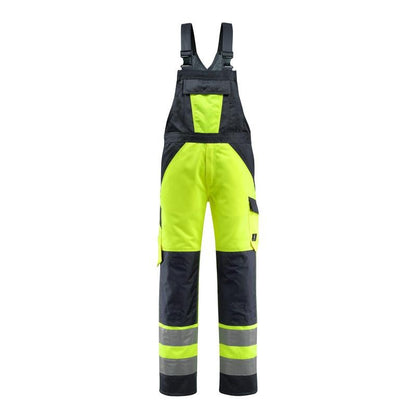 MASCOT® Gosford dungarees, hi-vis sárga/fekete-kék