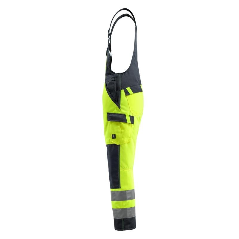 MASCOT® Gosford dungarees, hi-vis sárga/fekete-kék
