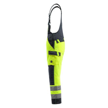 MASCOT® Gosford dungarees, hi-vis sárga/fekete-kék