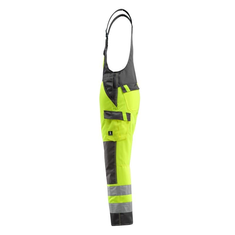 MASCOT® Gosford dungarees, hi-vis sárga/sötét antracit