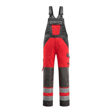MASCOT® Gosford dungarees, hi-vis vörös/sötét antracit