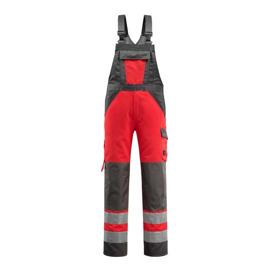 MASCOT® Gosford dungarees, hi-vis vörös/sötét antracit