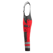 MASCOT® Gosford dungarees, hi-vis vörös/sötét antracit