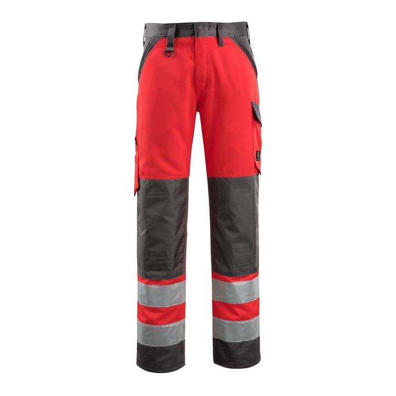 MASCOT® Maitland nadrág, hi-vis piros/sötét antracit