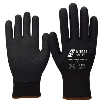 NITRAS SNOW FIGHTER+, téli kesztyű, fekete
