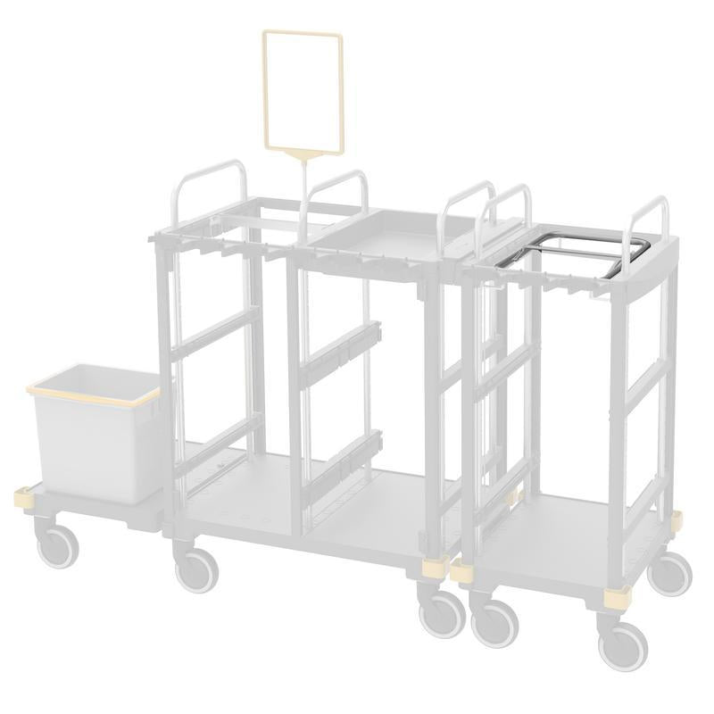 VERMOP tartókeret integrált 2X60L, 46 x 35 x 6 cm | 1 darab 