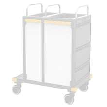 VERMOP oldalfal multi fal Platina fehér, 497 x 174 x 3 cm