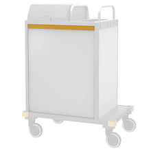 VERMOP hátsó fal H+ 10l doboz Platina fehér 738 x 600 x 9 cm