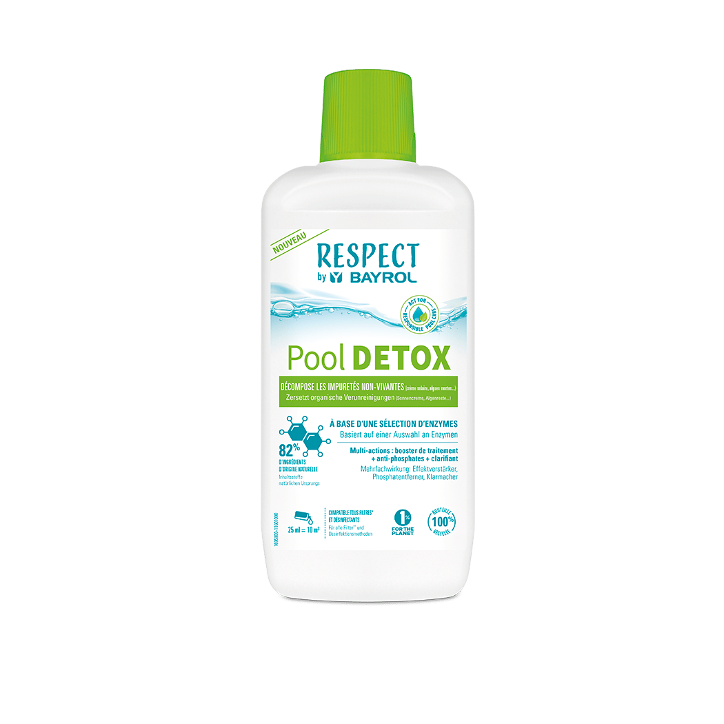 BAYROL Pool DETOX Szerves szennyeződések lebontása, foszfátok ellen | Palack (1 darab) 