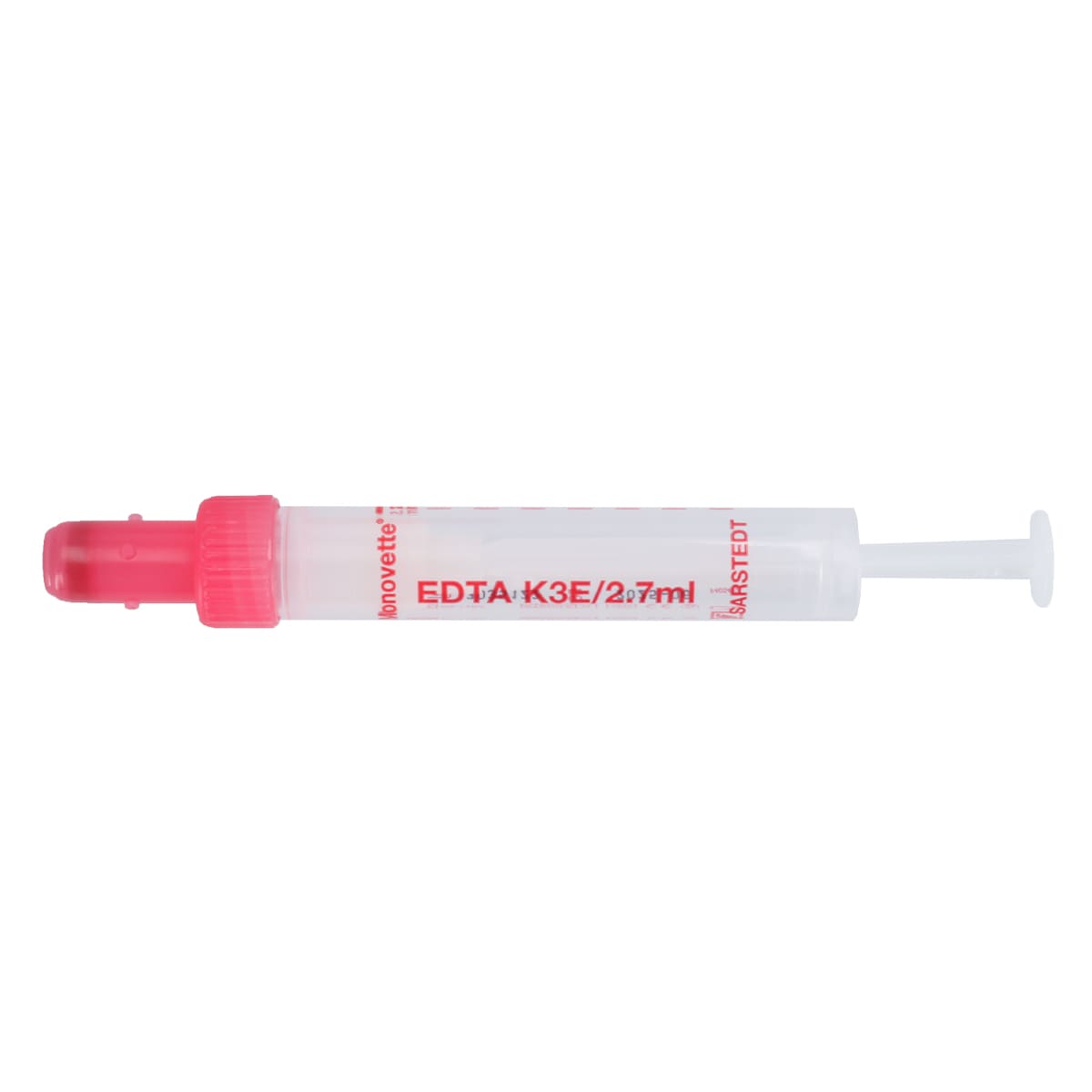S-Monovettes, papírcímkével, lila kupakkal, 2,7 ml hematológiai kálium/EDTA | Csomag (500 db)
