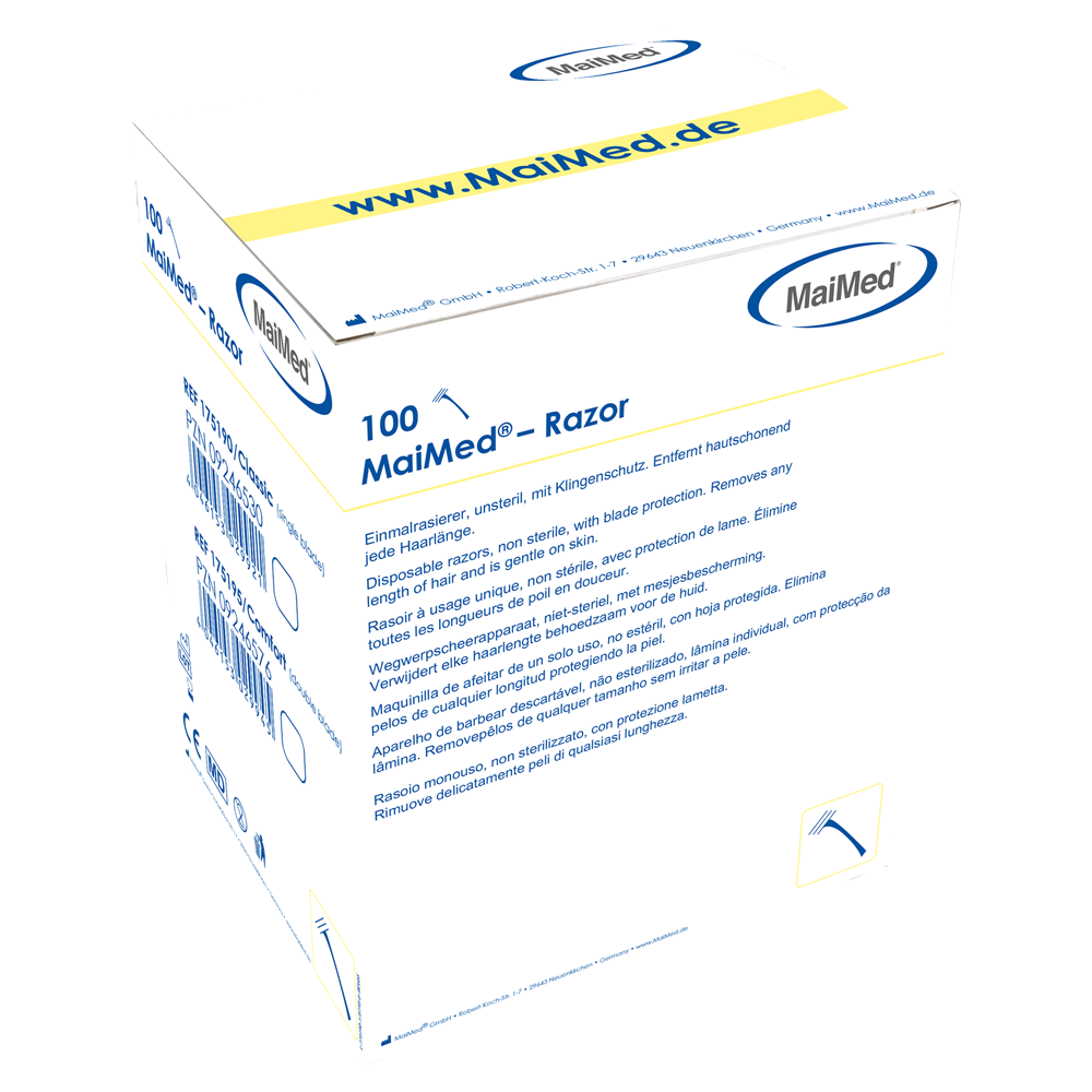 MaiMed - Razor Classic eldobható borotva, nem steril, 100 db/doboz. | Doboz (100 db)