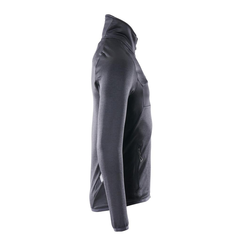 Polár pulóver rövid cipzáras mikropolár kabáttal