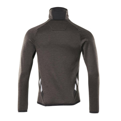 Polár pulóver rövid cipzáras mikropolár kabáttal