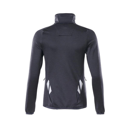 Polár pulóver rövid cipzárral, női mikropolár kabát