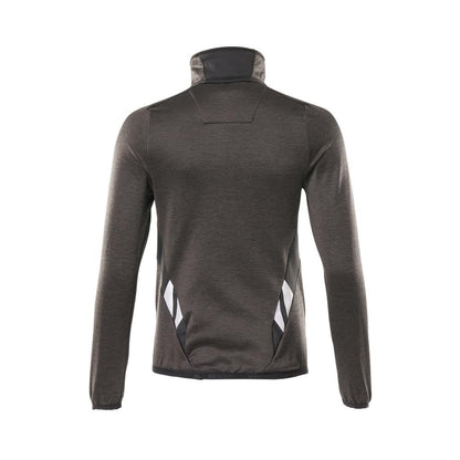 Polár pulóver rövid cipzárral, női mikropolár kabát