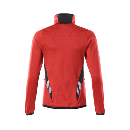 Polár pulóver rövid cipzárral, női mikropolár kabát