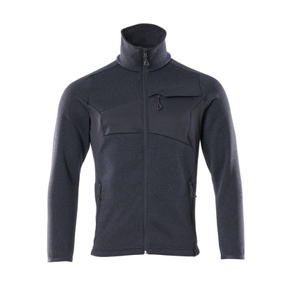 Kötött pulóver cipzáras kardigánnal