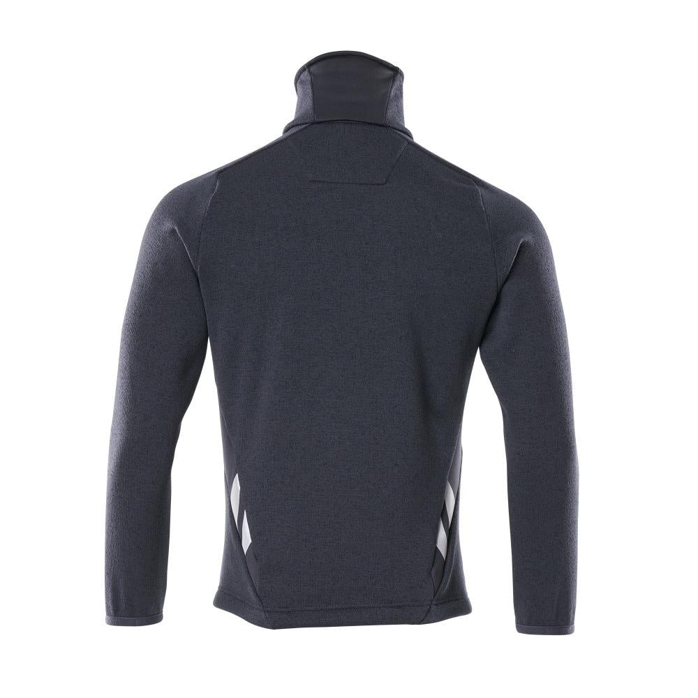 Kötött pulóver cipzáras kardigánnal