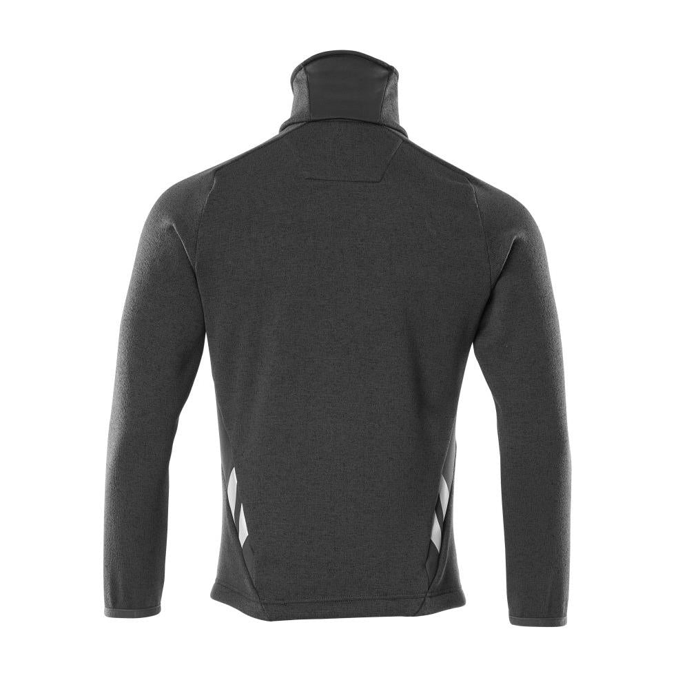 Kötött pulóver cipzáras kardigánnal