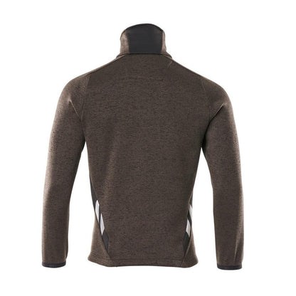 Kötött pulóver cipzáras kardigánnal