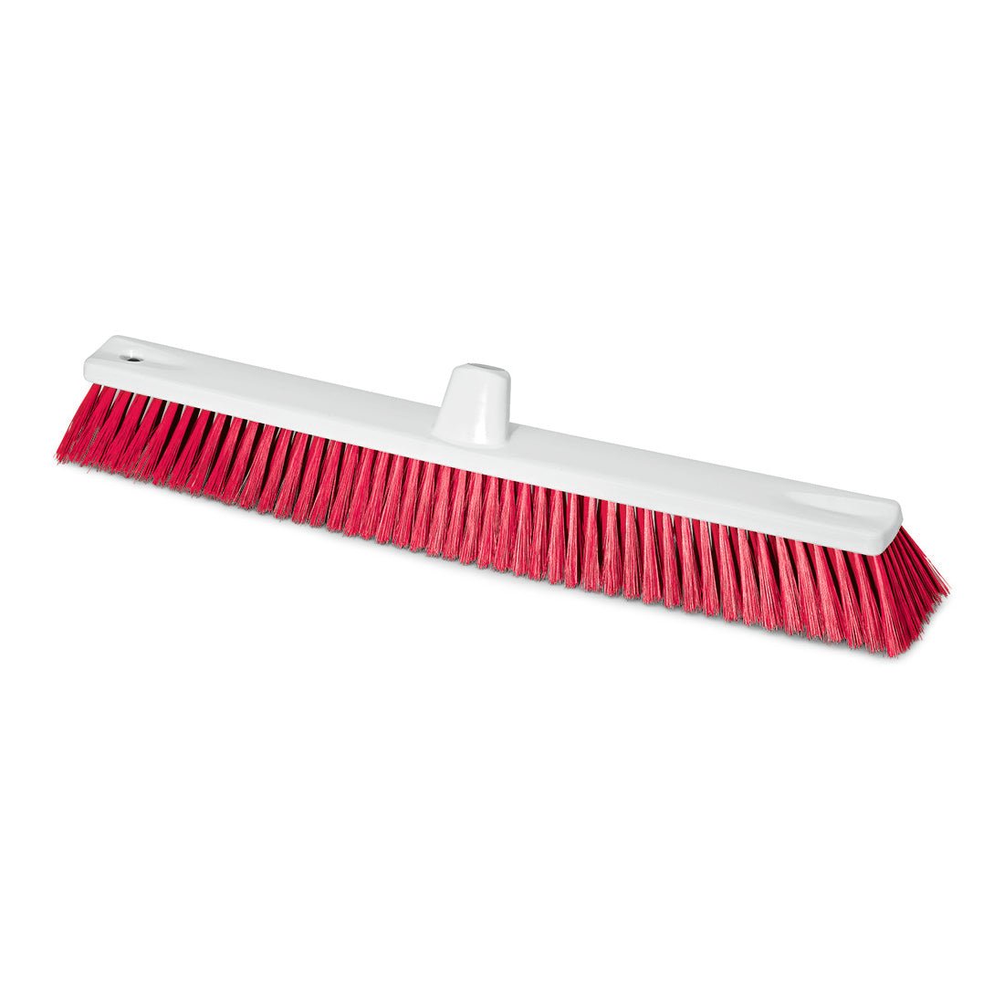Egy Nölle Profi Brush HACCP nagyméretű seprű 0,25 mm puha sörtékkel és központi foglalattal a Nölle Profi Brush Bürsten- & Pinseltechnik e.K.-tól, fehér háttéren ábrázolva.