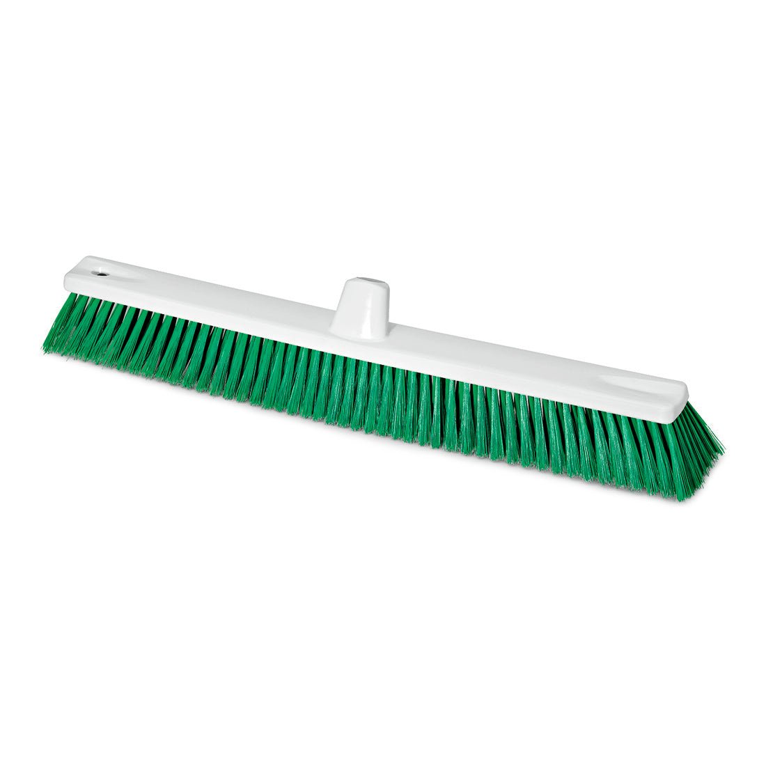 A Nölle Profi Brush HACCP nagyméretű seprű a Nölle Profi Brush Bürsten- & Pinseltechnik e.K.-tól puha sörtékkel (0,25 mm) és fehér műanyag alappal rendelkezik, központi nyéllyukkal, amely átlósan fehér alapon ábrázolva van.