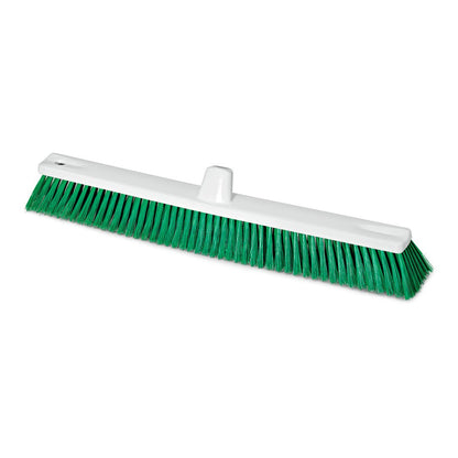A Nölle Profi Brush HACCP nagyméretű seprű a Nölle Profi Brush Bürsten- & Pinseltechnik e.K.-tól puha sörtékkel (0,25 mm) és fehér műanyag alappal rendelkezik, központi nyéllyukkal, amely átlósan fehér alapon ábrázolva van.