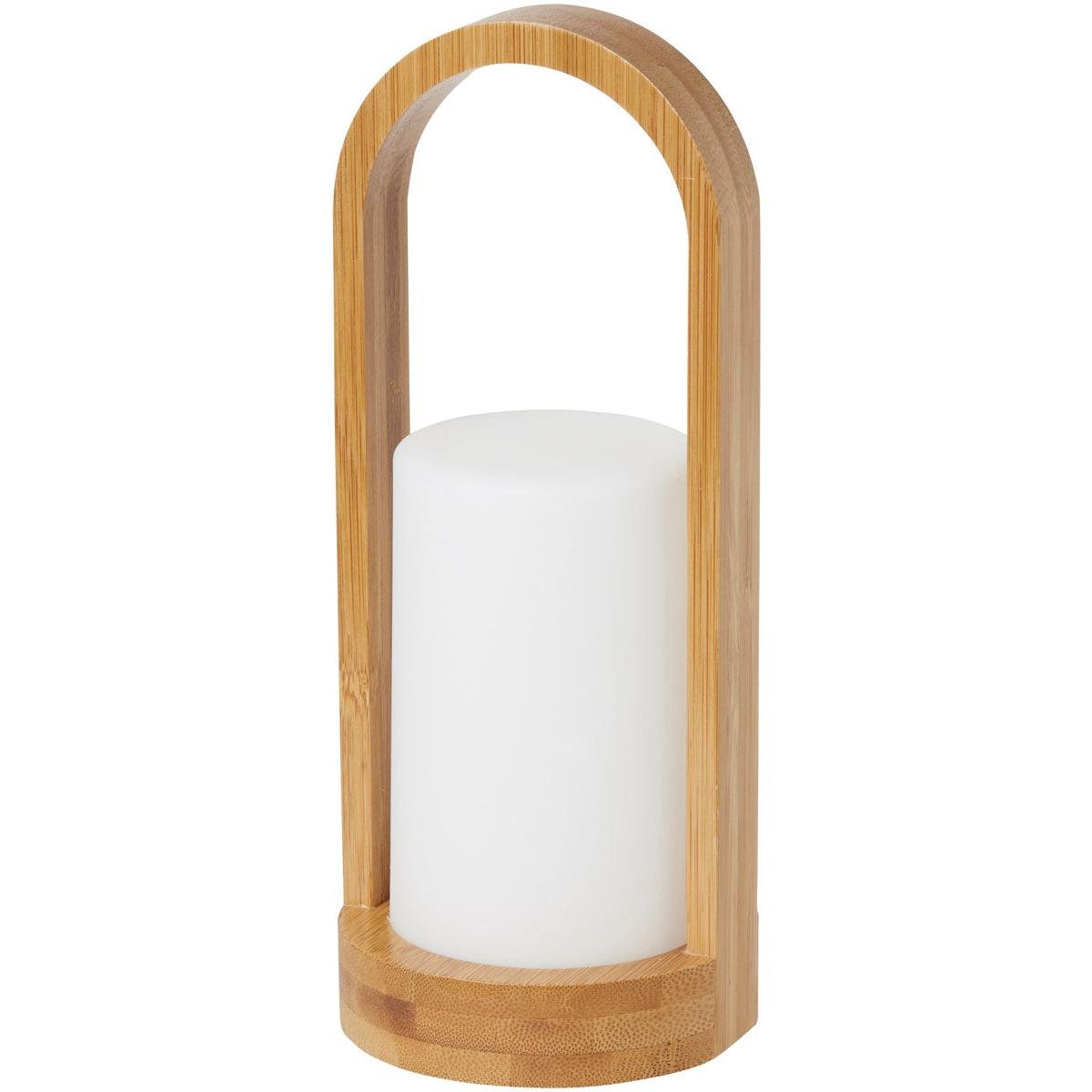 A Duni GmbH bambuszból készült LED gyertyatartója (240x100 mm) stílusos dekorációként szolgál kerek talppal és ívelt fogantyúval, modern hangsúlyokat adva a szobájának. A csomag 1 darabot tartalmaz.