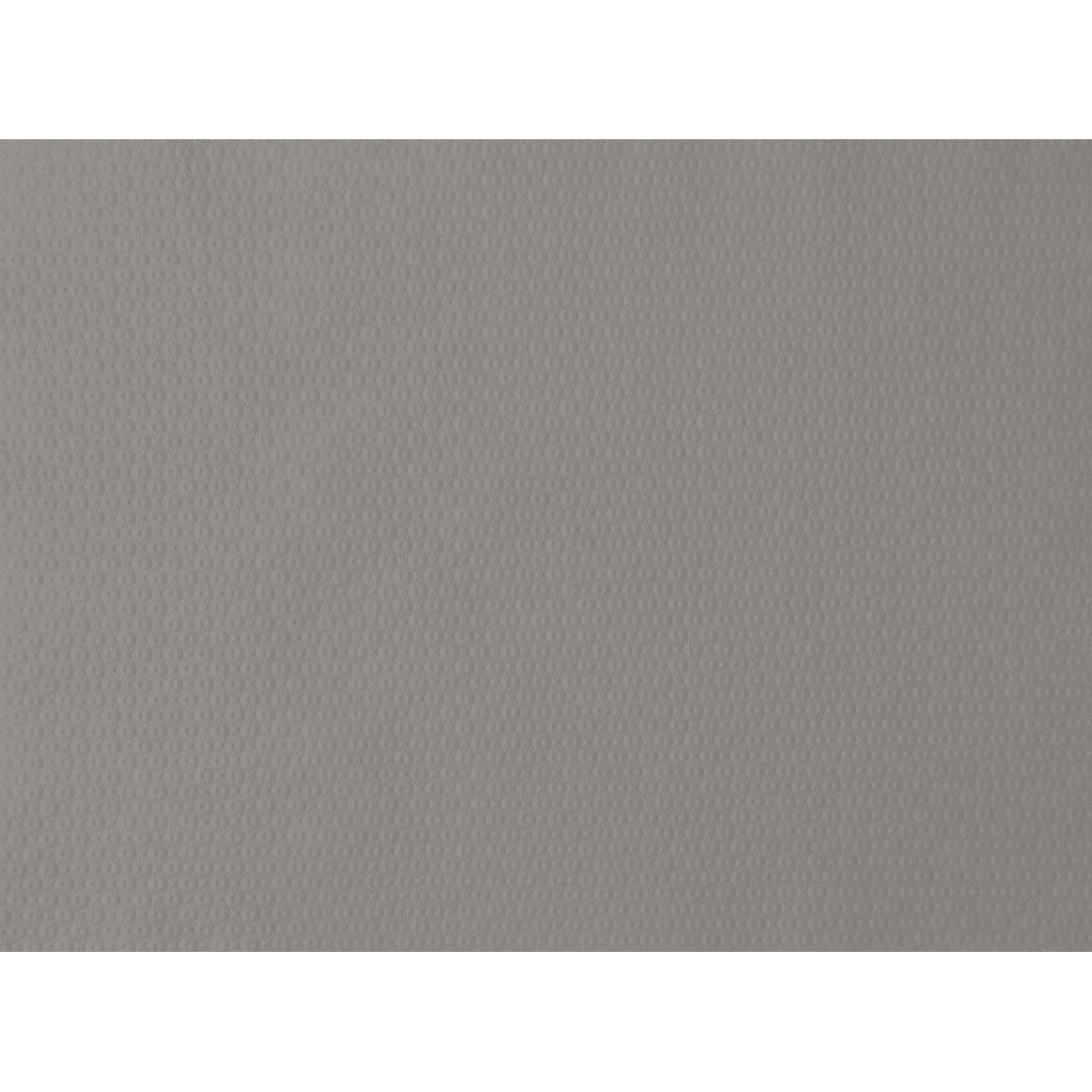 Egy közeli kép a gránitszürke, texturált felületről, finom pöttyös mintával, amely a Duni GmbH stílusos és praktikus, 30x40 cm-es papír asztalterítőinek (500 darabos csomag) egyenletes színét mutatja.