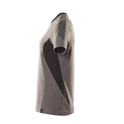 Póló, női póló, sötét antracit/fekete
