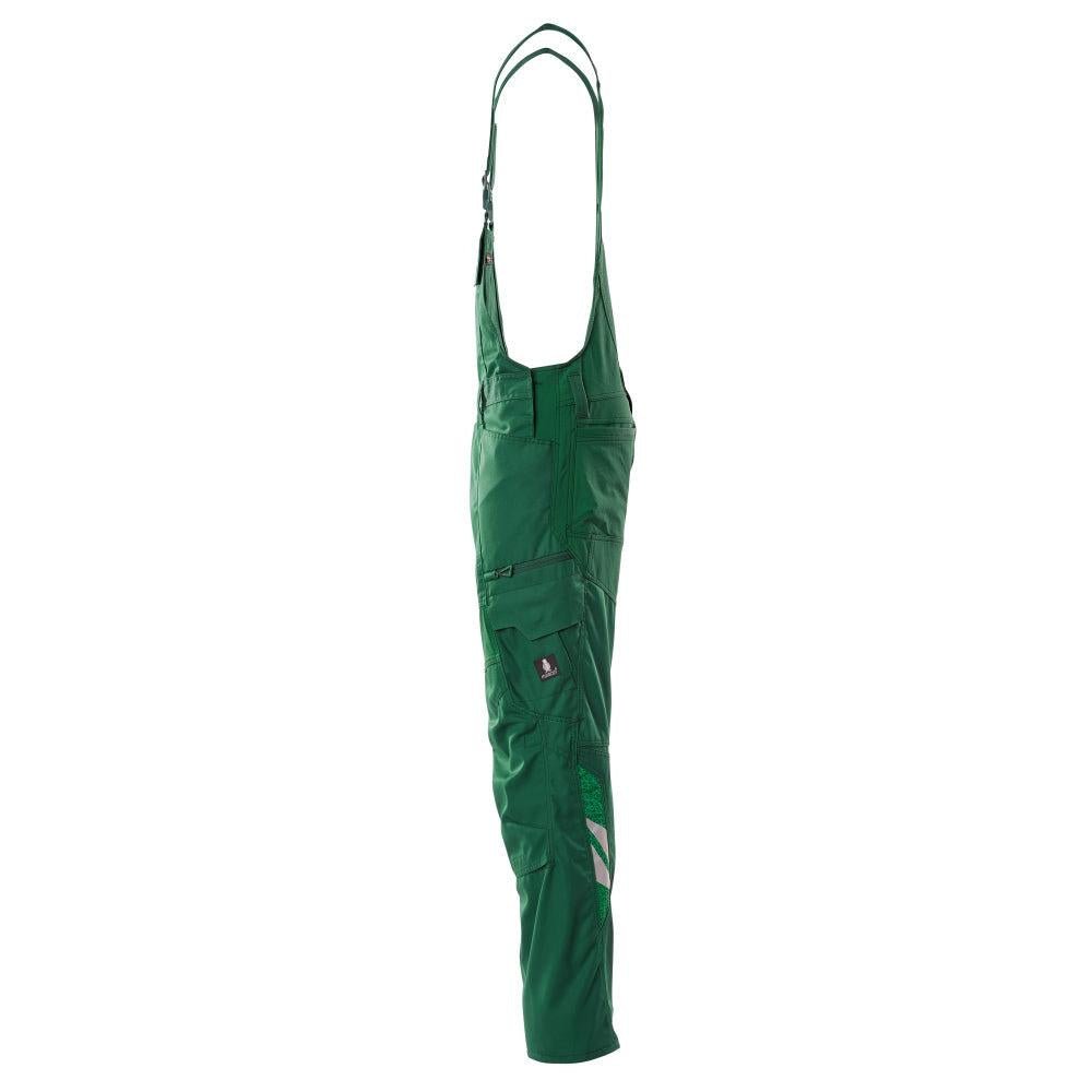 Dungarees, térdzsebek, sztreccs betétek Dungarees, zöld