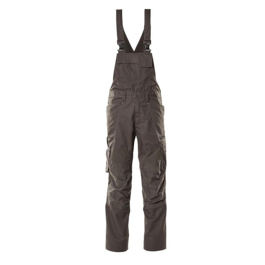 Dungarees, térdzsebek, sztreccs betétek Dungarees, sötét antracit