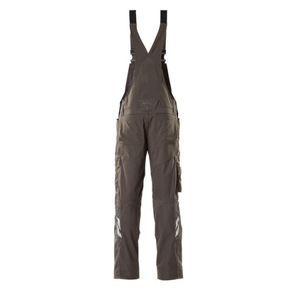 Dungarees, térdzsebek, sztreccs betétek Dungarees, sötét antracit
