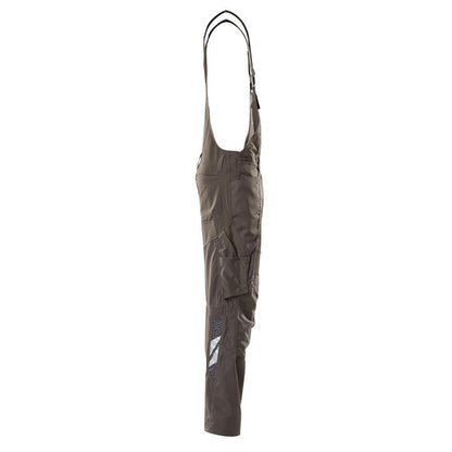 Dungarees, térdzsebek, sztreccs betétek Dungarees, sötét antracit