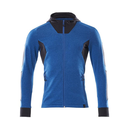 Kapucnis pulóver, modern szabású cipzáras pulóver