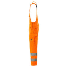 Dungarees, sima dungarees, hi-vis narancs