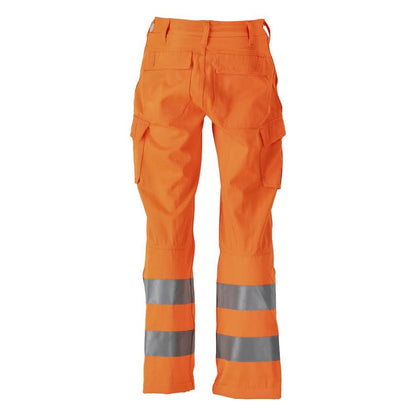 Nadrág, combzseb, sima nadrág, hi-vis narancs