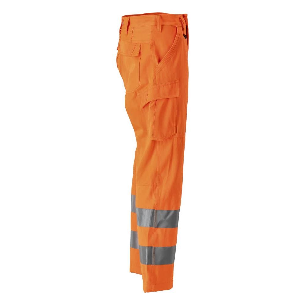 Nadrág, combzseb, sima nadrág, hi-vis narancs