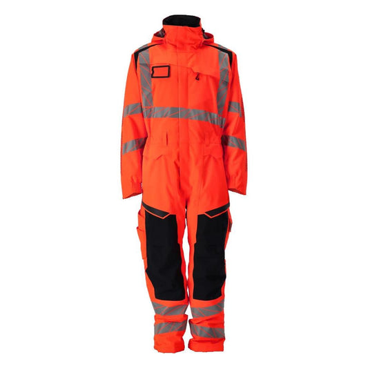 CLIMASCOT® téli overál, világos téli kombináció, hi-vis vörös/sötét antracit