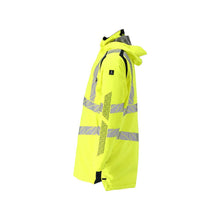 Parka CLIMASCOT® bélés, könnyű parka, hi-vis sárga/fekete-kék