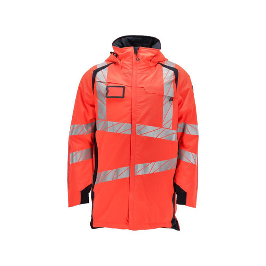 Parka CLIMASCOT® bélés, könnyű parka, Hi-Vis piros/fekete-kék
