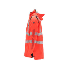 Parka CLIMASCOT® bélés, könnyű parka, Hi-Vis piros/fekete-kék