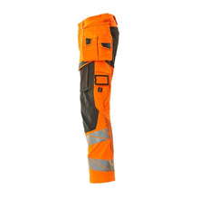 Nadrág akasztózsebekkel, ULTIMATE STRETCH nadrág, hi-vis narancs/sötét antracit