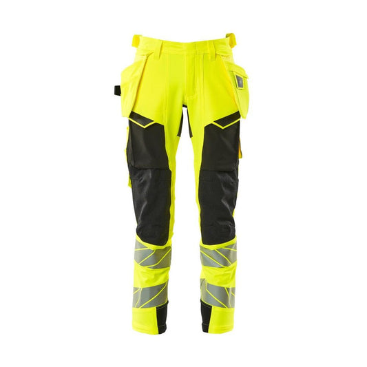Nadrág függőzsebekkel, ULTIMATE STRETCH nadrág, hi-vis sárga/fekete
