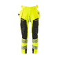 Nadrág függőzsebekkel, ULTIMATE STRETCH nadrág, hi-vis sárga/fekete