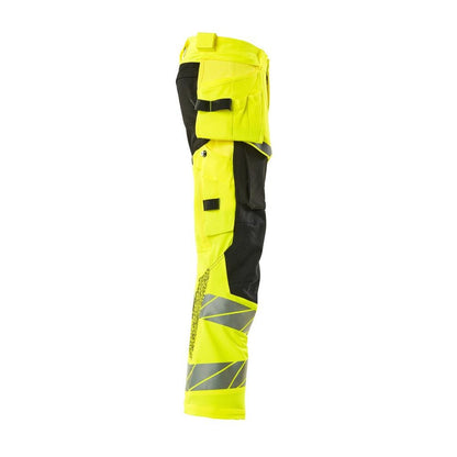 Nadrág függőzsebekkel, ULTIMATE STRETCH nadrág, hi-vis sárga/fekete
