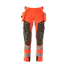 Nadrág függőzsebekkel, ULTIMATE STRETCH nadrág, hi-vis piros/sötét antracit